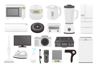 電化製品　生活家電　イラストセット