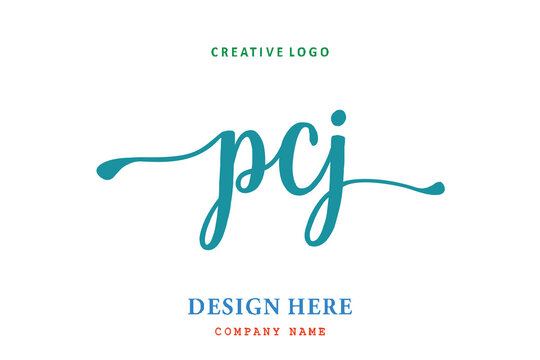 PCJ lettering logo is simple, easy to understand and authoritative