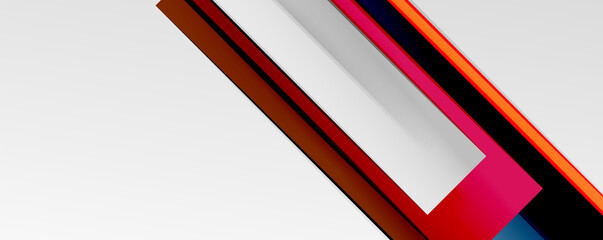 Color abstract lines trendy geometric background for business or technology presentation, internet poster or web brochure cover, wallpaper