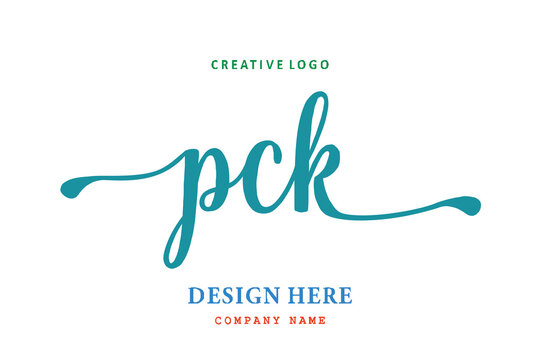 PCK lettering logo is simple, easy to understand and authoritative