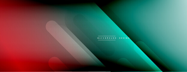 Dynamic lines abstract background. 3D shadow effects and fluid gradients. Modern overlapping forms