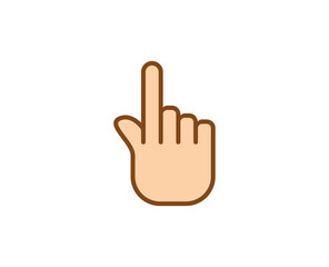 Gesture premium line icon. Simple high quality pictogram. Modern outline style icons. Stroke vector illustration on a white background. 