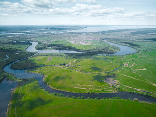 aerial photo of europe nature