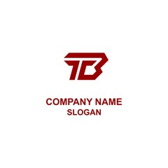 TB letter initial logo, capital letter in smart shape.