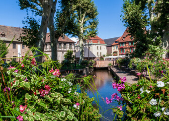 The nicely village of Colmar in Alsace