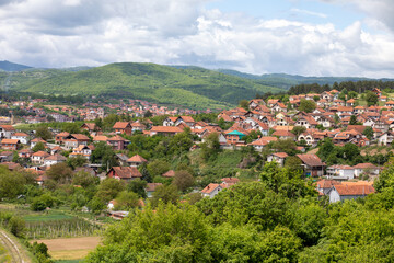 Fototapeta premium Kursumlija, view of town in Serbia