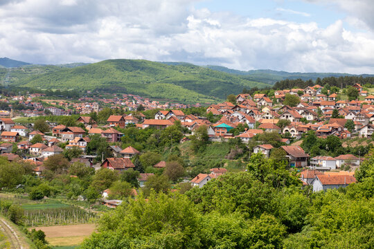 Kursumlija, view of town in Serbia