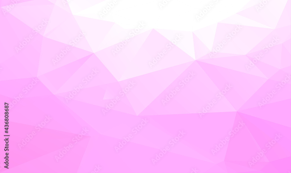 Poster pastel pink abstract polygonal background. abstract soft pink colored polygonal vector triangular ge
