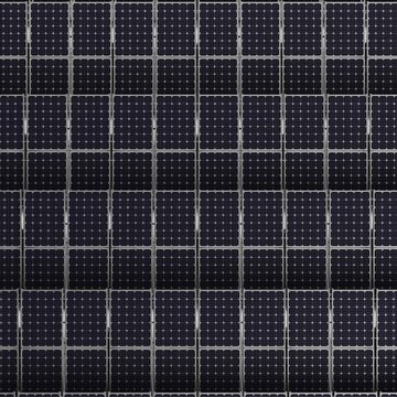 Realistic 3D Render of Solar Panel Farm