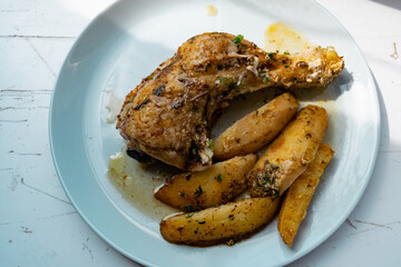 chicken with potatoes