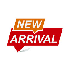 New arrival label, MULTI COLOUR NEW ARRIVAL LABLE.