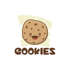Cute cookies mascot character