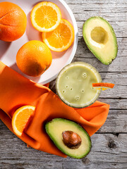 avocado and orange smoothie