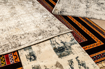 carpet patterned background factory carpets delicate pattern Persian Carpet Texture, abstract...