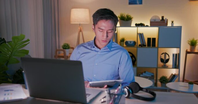 business man work from home
