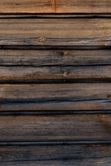 Fototapeta premium texture of brown wooden planks as background
