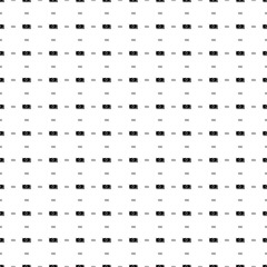 Square seamless background pattern from geometric shapes are different sizes and opacity. The pattern is evenly filled with black money bundle symbols. Vector illustration on white background