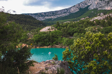 Obraz premium Lake of Sainte-Croix, France, Provence