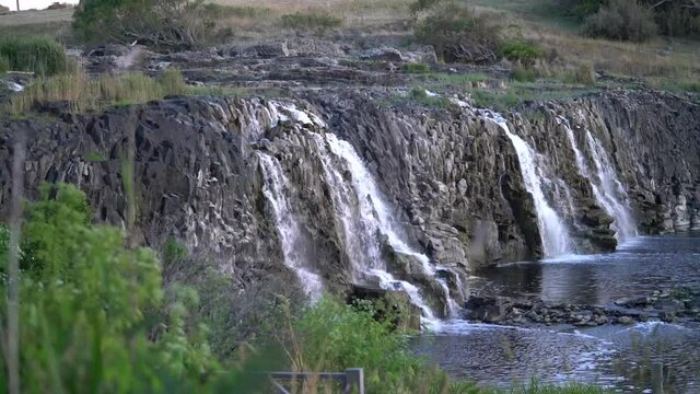 Waterfall at Hopkins Falls Scenic Reserve, Cudgee Victoria Australia - Attraction Great Ocean Road.