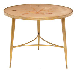 Midcentury Italian Brass Coffee Table