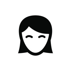 Woman icon vector graphic illustration