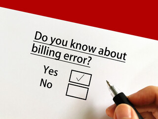 Questionnaire about account