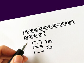 Questionnaire about account