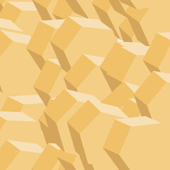 seamless doodle hexagon shape pattern background