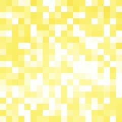 Abstract Yellow mosaic background. Vector background. Gold mosaic. Pixel art background.