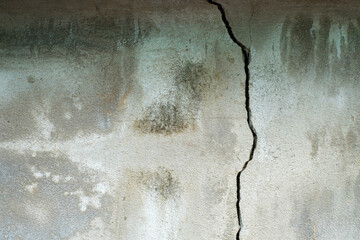 Old Concrete wall is broken and black and white color,cement background