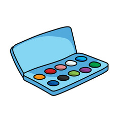 Water color box vector