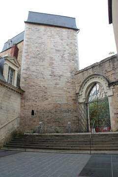 former toussaint abbey in angers (france)
