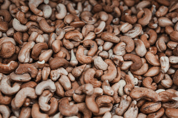 lots of dried fruits and nuts, delicious healthy food