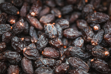 lots of dried fruits and nuts, delicious healthy food