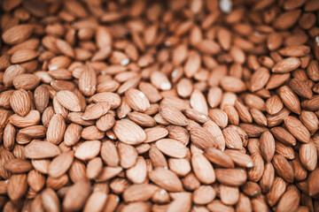 lots of dried fruits and nuts, delicious healthy food