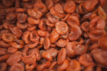 lots of dried fruits and nuts, delicious healthy food