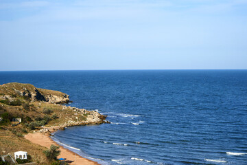 Summer seascape in Europe.
