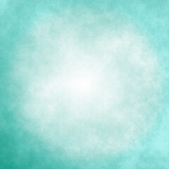 Gradient color blue and green paper. Sky and cloud background.