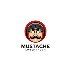 mustache bike logo