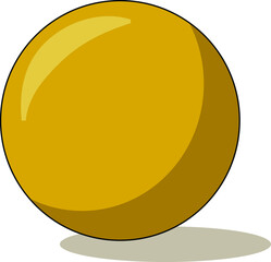 yellow ball
