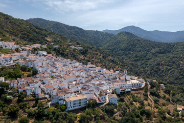 Fototapeta na wymiar Municipio de Genalguacil en la comarca del valle del Genal, Andalucía