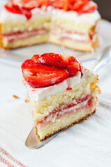 Homemade Strawberry Cake