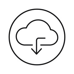 download information icons. download information symbol vector elements for infographic web.