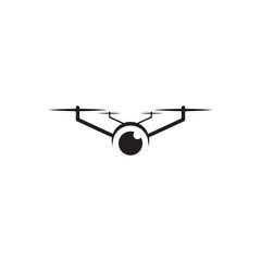 Drone technology logo design template