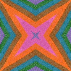 Seamless kaleidoscope or endless pattern for ceramic tile, wallpaper, linoleum, textile, web page...