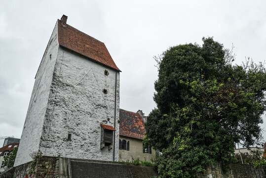 Steinwerk eines historischen Adels-Stadtsitzes  in Osnabr&uuml;ck