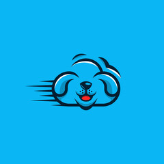 Dog Cloud Creative Logo Design