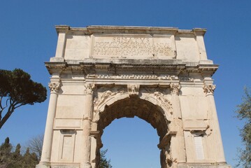 Fototapeta na wymiar Constantine arch, Rome, Italy
