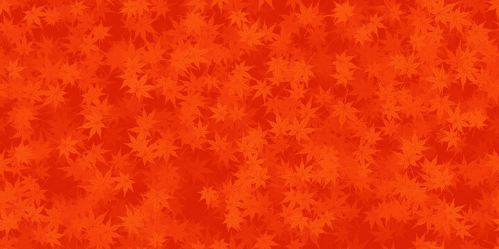 秋の紅葉背景素材シームレス