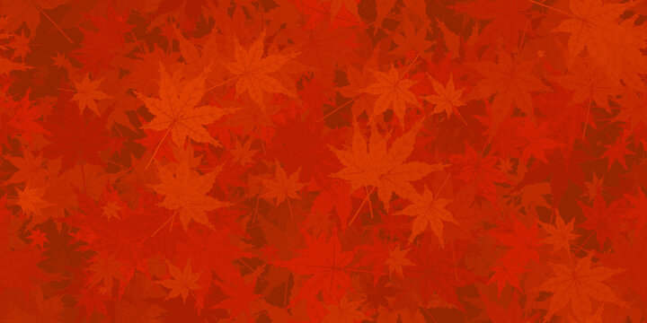 秋の紅葉背景素材シームレス